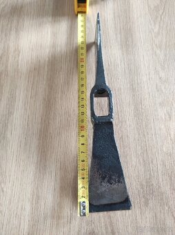 Lesnický kopáč. sekera/motyka (ručně kovaný) - 4
