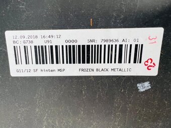 BMW G11 G12 zadní nárazník m-paket - 4
