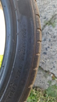 PRODÁM 2 LETNÍ PNEU MICHELIN 225/40/18, CENA JE ZA 2 KUSY PN - 4