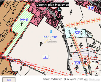 Prodej zemědělské půdy, k.ú. Hoslovice, Strakonice - 4