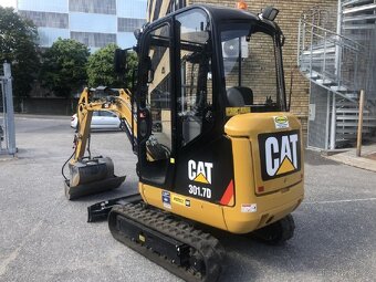 Prodám minibagr |Caterpillar•301.7D|+3x lžíce,18.5HP,840mth - 4