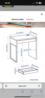 Micke psací stůl IKEA - 4