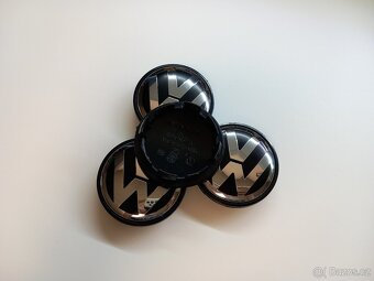 Středové krytky Vw, 65x56mm, chrom logo - 4