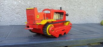 Stará hračka buldozer funkční - 4