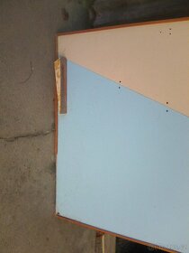 Odkládací stěna "Brusel" z 60.let a vaza na Ikebanu "brus - 4