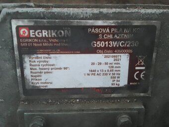 Pásová pila na kov - 4