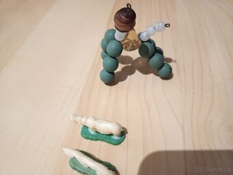 Staré hračky - štěstíčko, mini zvířátka, hodinky - 4