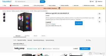 Nová pouze rozbalená PC skřín Bitfenix Light - 4