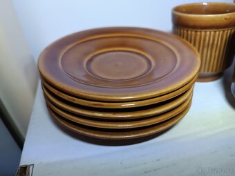 Retro šálky s podšálky sada 6 + 6 Kera vitral - 4