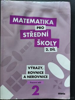 Učebnice a pracovní sešity matematika SŠ - 4