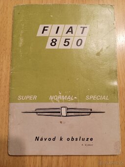 Fiat 850 Super, Normal, Special-návod k obsluze (r. 1971) - 4