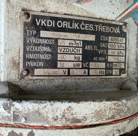 kompresor Orlík 1JSK-50-SV po generální opravě - 4
