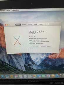 Apple MacBook Pro, 2,26 GHz, 4GB RAM, 500 GB - odhlášeno - 4