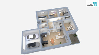 Prodej hrubé stavby Bungalov 5+kk 246 m2, Pozemek 1790 m2, B - 4
