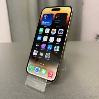 iPhone 14 Pro 128GB gold, 100% baterie, 12 měsíců záruka - 4