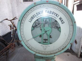 Stará velká váha Poland Lubelskie fabryki - 4