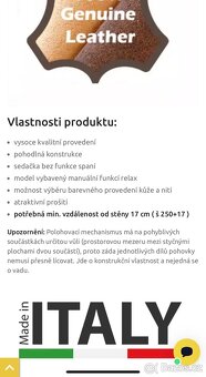 Sedací souprava rohová 2,5mx 2,5m kožená - 4