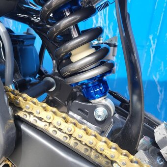 Motocykl ASIX XB68 140ccm 19/ 16" E-START + světlo sivá - 4