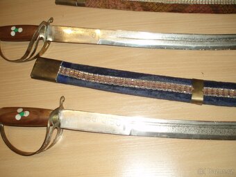 2 x šavle - 65 cm - částečně naostřeno - viz foto - 4