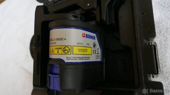 BERNER Křížový lineární laser BCLL-G, 20 m BASICline, zelený - 4