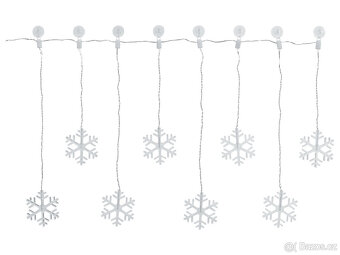 VÁNOČNÍ OSVĚTLENÍ NA OKNO SNĚHOVÁ VLOČKA - 4