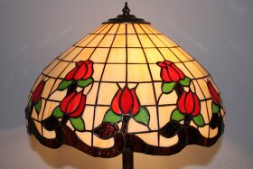 Stojací vitrážová lampa Tiffany -nová - 4