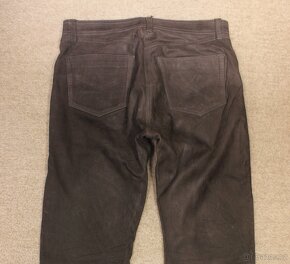 Pánské kožené kalhoty W32 L32 l312 - 4