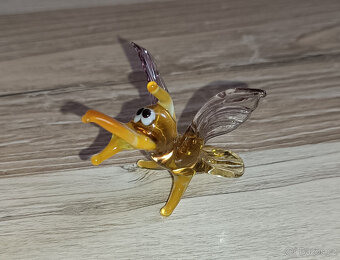 Skleněná figurka exotický ptáček - 4