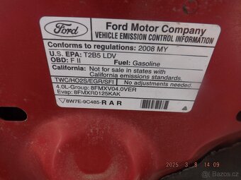 Prodám Ford Mustang automat,ADkupé, M1, 4009 obsah motoru - 4