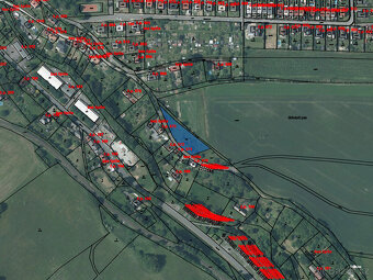 Prodej podílu 1/2 stavebního pozemku 1019 m2 v obci Vítkov, - 4