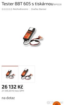 Profesionální tester autobaterií Banner BBT-605 - 4