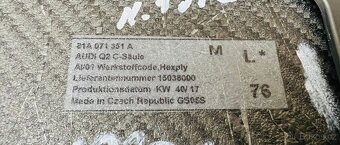 Audi Q2 GA 81A kryt sloupku C Carbon ORIGINAL - 4