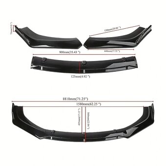 Přední spoiler AUDI A6 AllroadA4 Allroad - 4