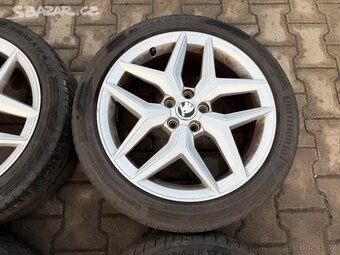 4x al kola 5x100 17 + pneu letní 215/45 R17 - 4