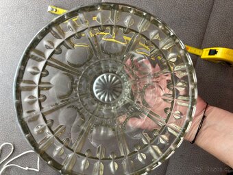 Váza retro sklo  čiré - 4