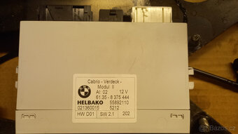 BMW E46 MOTORY STŘECHY CABRIO - 4