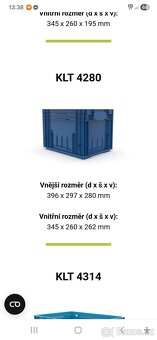 Přepravní box Klt,Ktp - 4