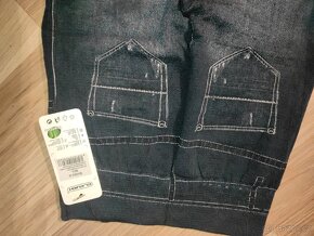 Elastické kalhoty styl otrhané jeans - 4