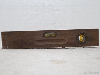 30cm - Retro dřevěná vodováha / vodní váha - 4