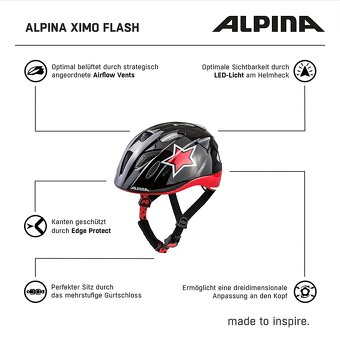 Dětská helma na kolo Alpina, jako nová - 4