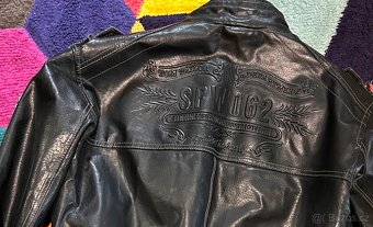 TOM TAILOR PÁNSKÁ KOŽÁRNA-KOŽENÁ BUNDA 100% LEATHER L💪🏽 - 4