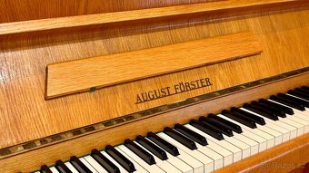 Pianino August Förster, světlý dub - 4