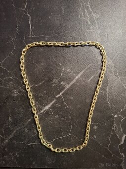 Zlaty puncovaný řetízek ruční - 4