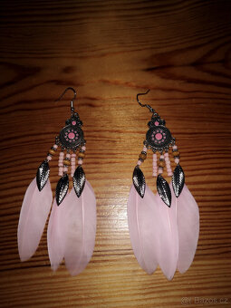 Náušnice s peříčky - 4