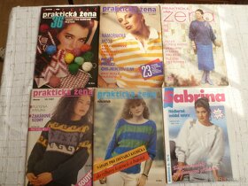 Retro časopisy - pletení, háčkování, šití - 4