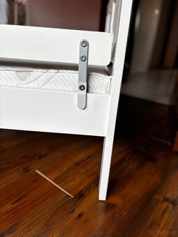 Dětská postel IKEA KRITTER bílá 70x160 - 4