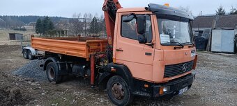 Prodám Mercedes Benz 914 K sklápěč s hydraulickou rukou - 4