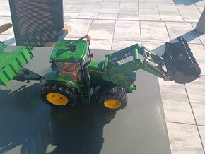 Bruder hasičské auto + John Deere s vleckou - 4