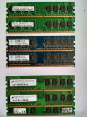 SoDIMM a DIMM DDR3, DDR2 a DDR1 do notebooku a PC - 4
