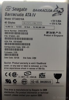 Hard disky HDD Ide - 4